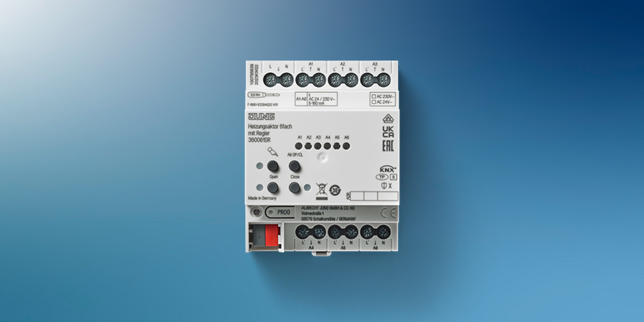 KNX Heizungsaktor 6-fach bei Ing. Lothar Kunze Elektro GmbH in Halle