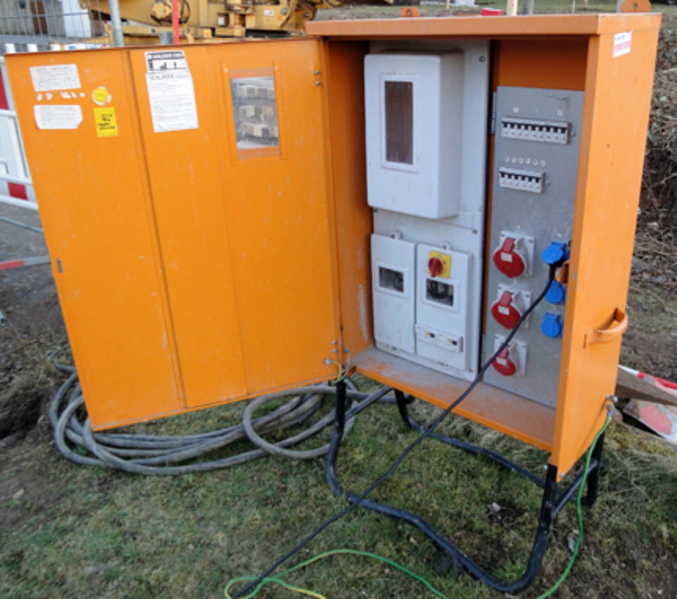Baustromkasten bei Ing. Lothar Kunze Elektro GmbH in Halle