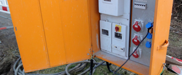 Baustrom bei Ing. Lothar Kunze Elektro GmbH in Halle
