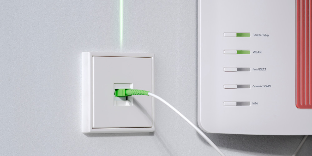 Die neuen Glasfaser-Anschlussdosen bei Ing. Lothar Kunze Elektro GmbH in Halle